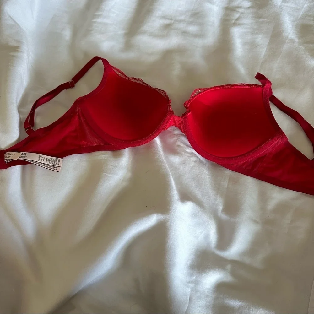 Red Lace Bra
